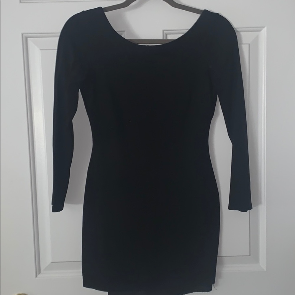 Open Back Bodycon Dress